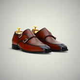 The Ansel | Brown Leather Monk Strap