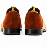 Men’s Black Leather Cap Toe Oxford Dress Shoes