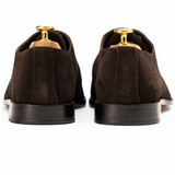 Men’s Brown Suede Derby Formal Lace-Up Shoes