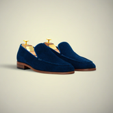The Emeric | Blue Seude Slip On