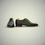 Men’s Green Handcrafted Leather Oxford Dress Shoes
