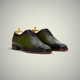 The Ewan | Green Handmade Oxford