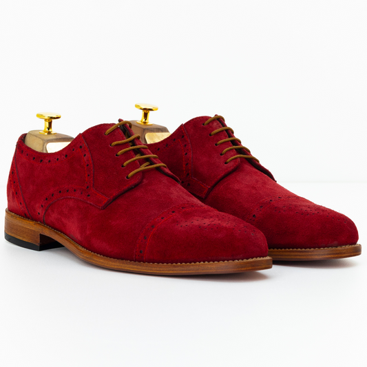 The Harwin | Semi Brogue Suede