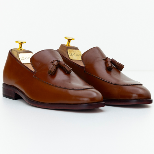 The Ives | Brown Tassel Loafer