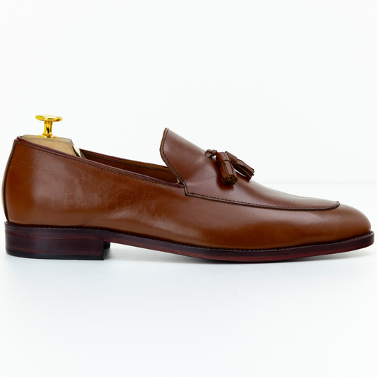 The Ives | Brown Tassel Loafer