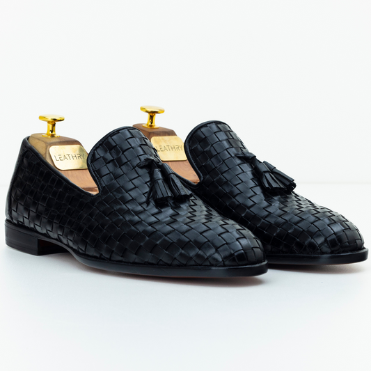 The Merritt | Woven Leather Loafer