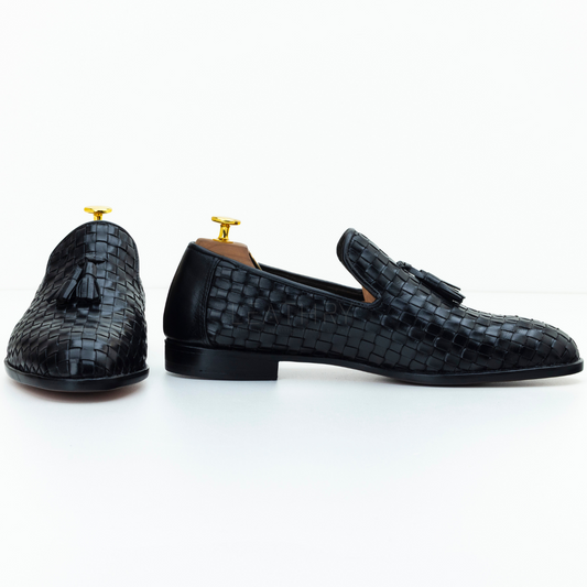 The Merritt | Woven Leather Loafer