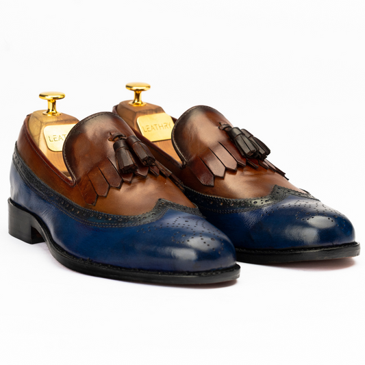 The Norwin | Two Toned Brogue Loafer