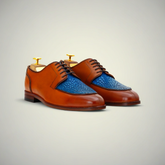 The Norwood | Crocodile Texture Lace Up