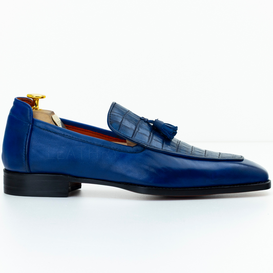 The Perrin | Crocodile Tassel Loafer