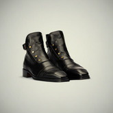 The Pierce | Black Patina Military Style