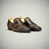 The Prescott | Woven & Croc Embossed