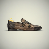 The Prescott | Woven & Croc Embossed