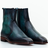 The Ulan | Turquoise Patina Leather