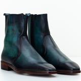 The Ulan | Turquoise Patina Leather