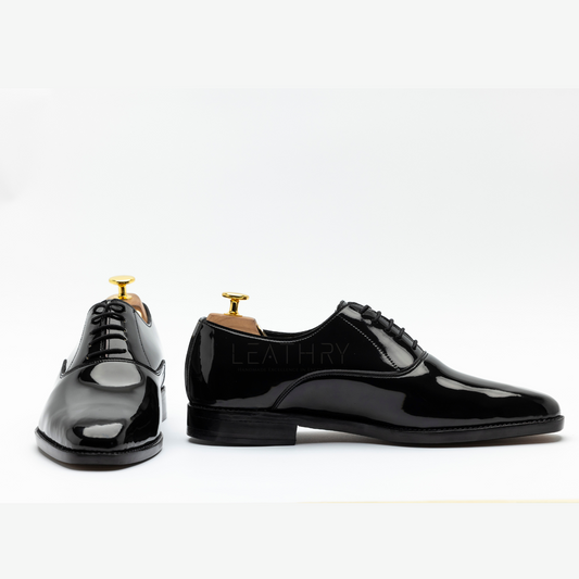 The Ulwin | Black Patent Dress Shoe
