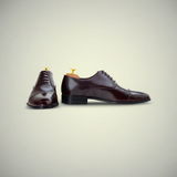 Men’s Handmade Burgundy Leather Oxford Dress Shoes