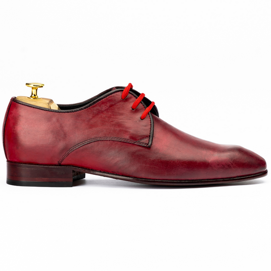 The Zayden | Burgundy Natural Leather