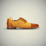 Men’s Dual-Tone Suede Leather Oxford Dress Shoes