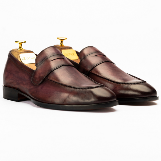 The Alwin | Purple Patina Loafer