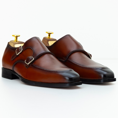 The Ansel | Brown Leather Monk Strap
