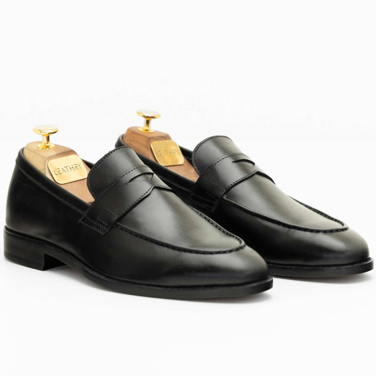 The Barden | Black Penny Loafer