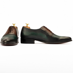 The Bramwell | Green Patina Oxford