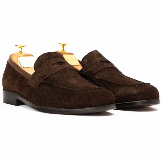 The Caswell | Brown Suede Loafer