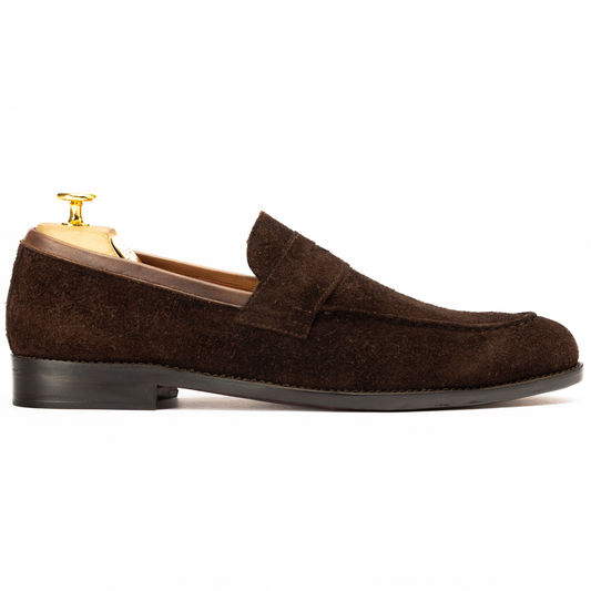 The Caswell | Brown Suede Loafer
