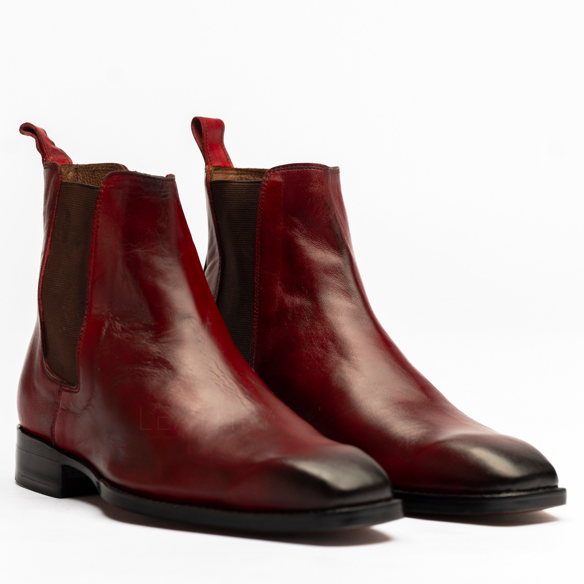 The Clayton | Sleek Burgundy Chelsea