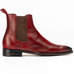 The Clayton | Sleek Burgundy Chelsea