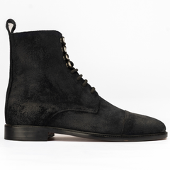 The Cormac | Black Suede Derby