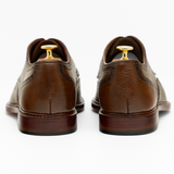 Men’s Brown Leather Country-Style Wingtip Brogue Shoes