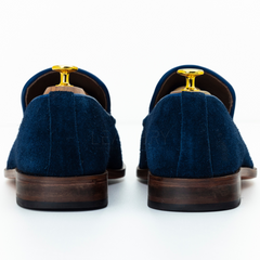 The Emeric | Blue Seude Slip On