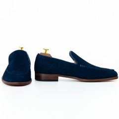 The Emeric | Blue Seude Slip On