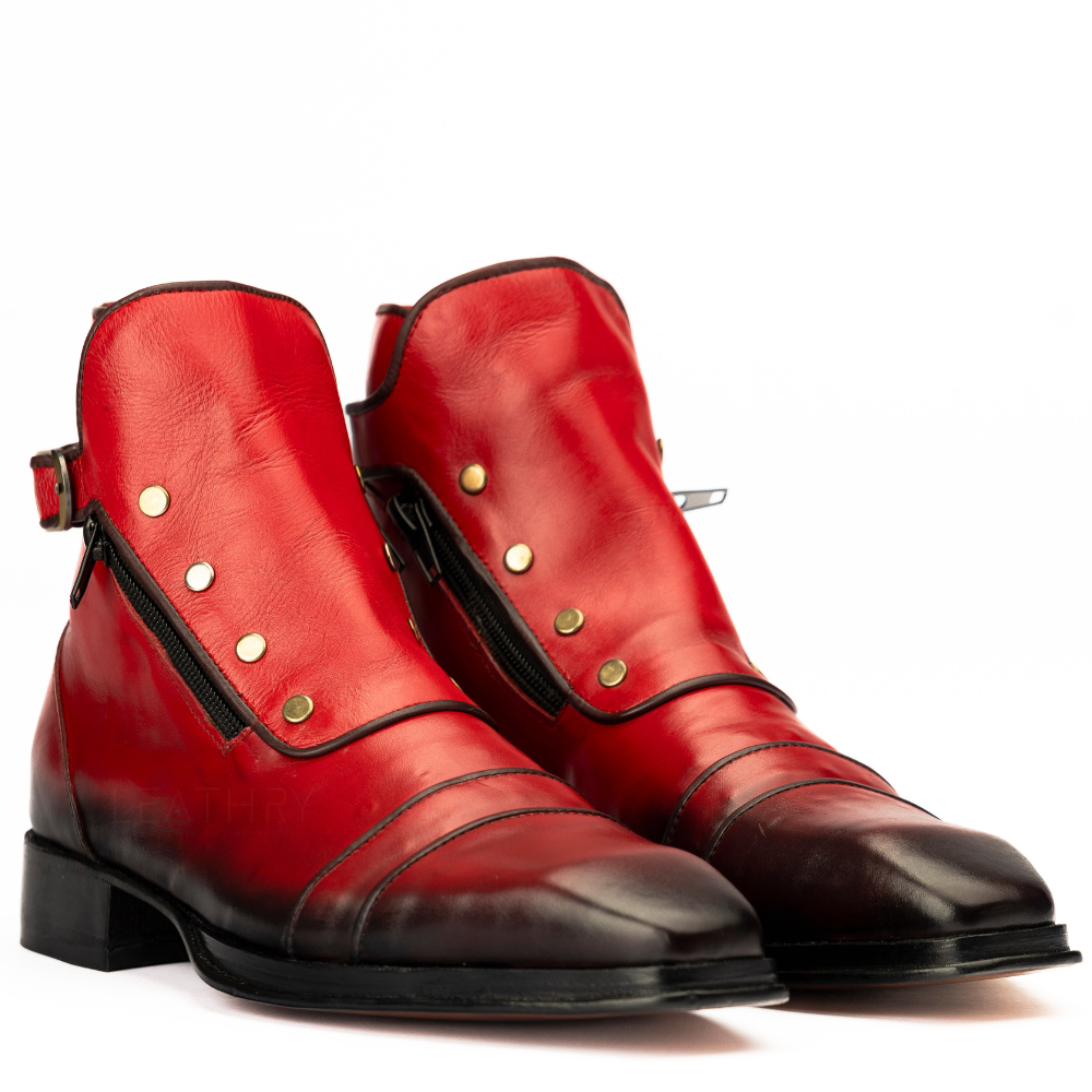 The Fenric | Red Patina Military Style