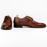 Men’s Brown Leather Split-Toe Derby Formal Shoes