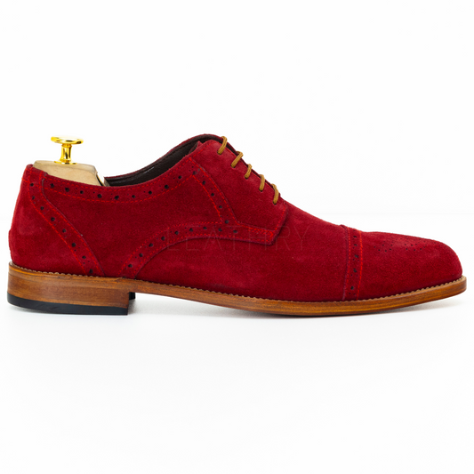 The Harwin | Semi Brogue Suede
