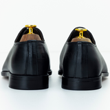 Men’s Black Leather Bond-Inspired Oxford Dress Shoes