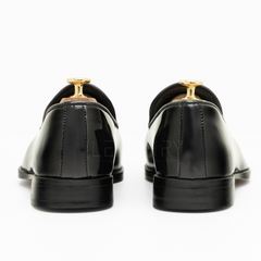 The Kaelen | Black Patent Slip On