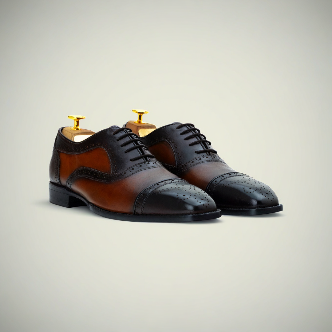 The Larson | Calfskin Brogue Oxford