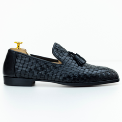 The Merritt | Woven Leather Loafer