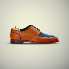 The Norwood | Crocodile Texture Lace Up