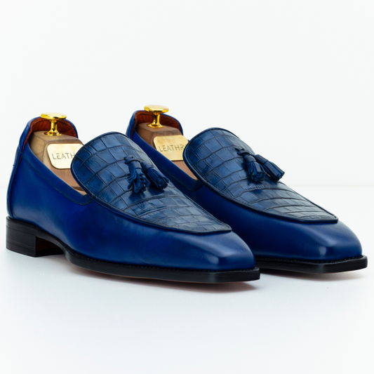 The Perrin | Crocodile Tassel Loafer