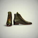 The Prynn | Green Crocodile Texture