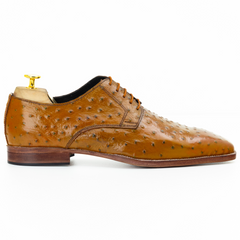 The Rainer | Ostrich Tan Derby