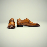 The Riordan | Camel Wingip Monk Strap