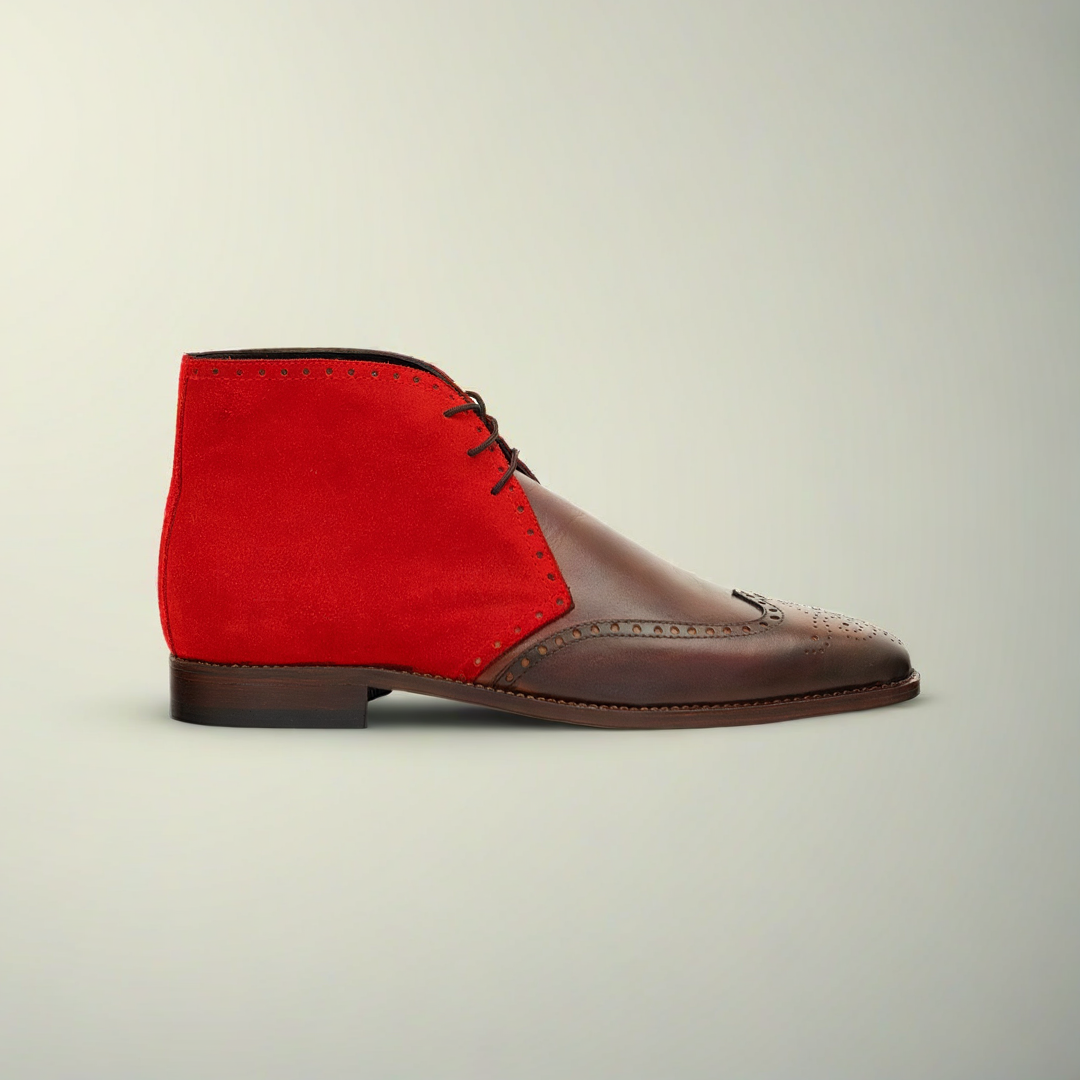 The Soren | Wingtip Chukka Boots