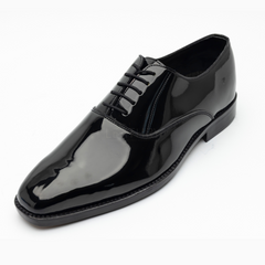 The Ulwin | Black Patent Dress Shoe