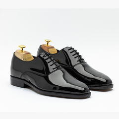 The Ulwin | Black Patent Dress Shoe